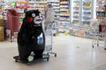 Kumamon in front of a convenience store in Kumamoto