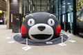 Kumamon statue mascots at Kumamoto station on December 12, 2019 in Kumamoto, Japan.