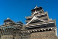 Kumamoto Castle in 2020. Kumamoto Prefecture, Japan