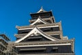 Kumamoto Castle in 2020. Kumamoto Prefecture, Japan