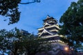 Kumamoto Castle in Kumamoto, Kyushu, Japan. Royalty Free Stock Photo