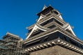 Kumamoto Castle in 2020. Kumamoto Prefecture, Japan