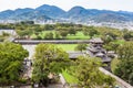 Kumamoto city panoramic view Royalty Free Stock Photo