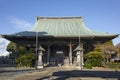 Sub temple of the Honmyo-ji Temple, a Buddhist temple of the Nichiren sect Royalty Free Stock Photo