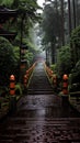 KUMANO NACHI TAISHA, Japan: Royalty Free Stock Photo