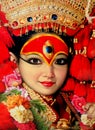 Kumari The Living Goddess in Nepal.