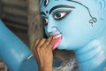 Kumartuli Idol maker, Kolkata, India Royalty Free Stock Photo