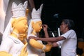 Kumartuli-Idol making aria Royalty Free Stock Photo