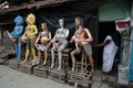 Kumartuli-Idol making aria