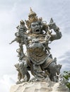 Kumbakarna Laga statue in Pura Uluwatu temple