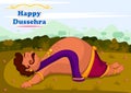 Kumbhakarna for Dussehra Royalty Free Stock Photo