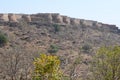 Walls, Hills and Countryside at Kumbhalgarh Fort, Kumbhalgarh, Rajasthan, India Royalty Free Stock Photo