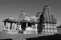 Kumbhalgarh monochrome shiv temple, Rajasthan, India.