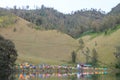 Kumbolo Ranu Camp site Royalty Free Stock Photo