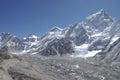 Kumbu Glacier Royalty Free Stock Photo