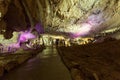 Stalactites in the Kumistavi cave