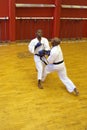 Kumite karate fight Royalty Free Stock Photo