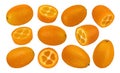 Kumquat isolated on white background