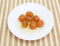 Kumquat syrup Royalty Free Stock Photo