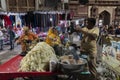 Kumro methai, Petha , Indian candy is being sold at road side at famous Sardar Market and Ghanta ghar Clock tower market. Petha is Royalty Free Stock Photo