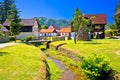Kumrovec picturesque village in Zagorje region of Croatia Royalty Free Stock Photo