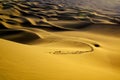 Kumtag desert landscape Royalty Free Stock Photo
