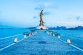 Kun iam statue landmark in macau city Royalty Free Stock Photo