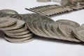 Kuna coins, Croatian money Royalty Free Stock Photo