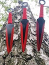 Kunai combat throwing knife