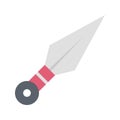 Kunai icon vector image.