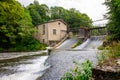 Kunda, LÃÂ¤ÃÂ¤ne-Viru County, Estonia-11JUL2021: Partially abandoned Kunda hydro electricity plant.