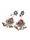 Kundan and polky jewellery Royalty Free Stock Photo