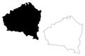Kunduz Province map vector