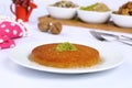 Kunefe / Turkish Traditional Dessert Royalty Free Stock Photo