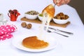 Kunefe / Turkish Traditional Dessert Royalty Free Stock Photo