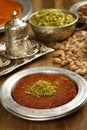 Kunefe / Turkish Traditional Dessert Royalty Free Stock Photo