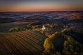 Kuneticka hora in central bohemia in Czech Republic