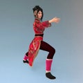 kung-fu girl