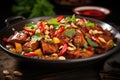 Kung Pao Chicken is a famous dish in sichuan, China