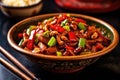 Kung Pao Chicken is a famous dish in sichuan, China