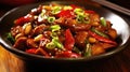 Kung Pao Chicken is a famous dish in sichuan, China