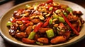 Kung Pao Chicken is a famous dish in sichuan, China