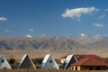 Kungoy Ala-Too or Kungey Alataw mountain view from Ysyk Kol and Tamchy village