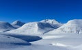 Kungsleden mountains Royalty Free Stock Photo