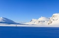 Kungsleden in winter Royalty Free Stock Photo