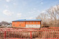 Kungur, Russia - April 16.2016: Brick new building