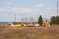 Kungur, Russia - April 16.2016: Gas filling station