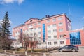 Kungur, Russia - April 16.2016: Hotel in the street Lenin