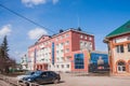 Kungur, Russia - April 16.2016: Hotel in the street Lenin