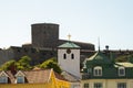 Carlsten fortress and Marstrand Church at Marstrand..